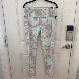 Victoria Sport Knockout Tights L | NWT Long Pastel Marbled